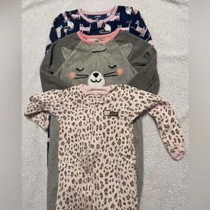 Adorable bundle of onesie pajamas all size 18 month